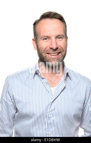 Portrait of a smiling happy handsome man Stock Photo