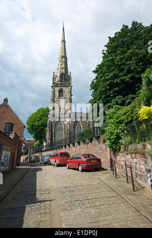 St Alkmunds church Shrewsbury Shropshire West Midlands England UK Stock Photo