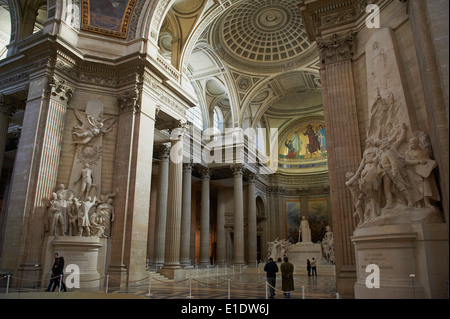 France, Paris, interior of the Pantheon Stock Photo