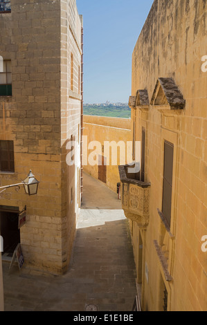 Victoria Rabat Streets Citadel street, Victoria (Rabat) Gozo, Malta, Europe Stock Photo - Alamy