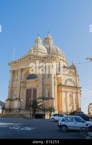 Xewkija rotunda church, interior, Gozo, Malta, Europe. Stock Photo