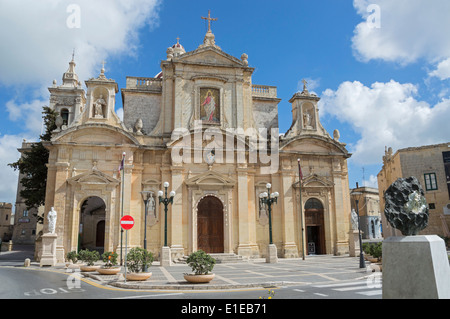 St Pauls church Rabat, northern Malta, Europe. Stock Photo