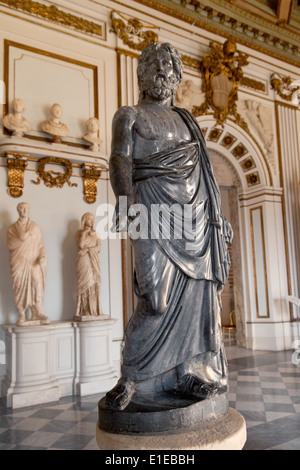 The statue of the Greek God Zeus, Musei Capitolini ( Capitoline Museum ), Rome, Italy Europe Stock Photo