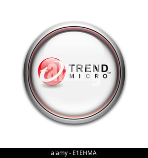 Trend micro logo icon symbol flag emblem Stock Photo