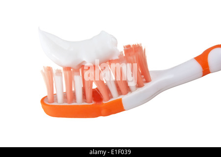 toothbrush isolated on a white background Stock Photo