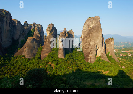 Greece, Thessaly, Meteora, Unesco World Hertitage Stock Photo