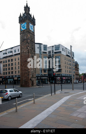 The Tolbooth Steeple Merchant City Glasgow Cross Glasgow Scotland Stock Photo