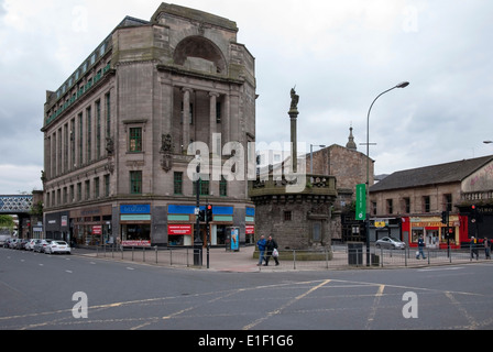 The Mercat Market Cross Glasgow Cross Scotland UK Stock Photo