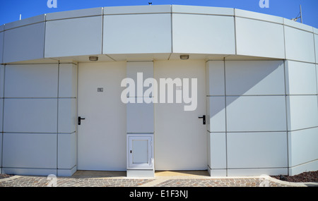 Toilets at National Aquarium, Qawra (Il-Qawra), Saint Paul's Bay (San Pawl il-Baħar), Northern District, Republic of Malta Stock Photo