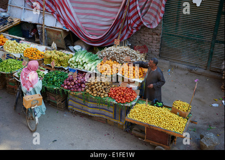 Egypt, Nile Valley, Luxor, Luxor souk or market Stock Photo