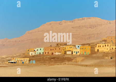 Egypt, Nile Valley, Luxor, Thebes, West bank of the River Nile, Gourna village Stock Photo