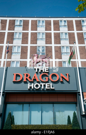 The Dragon Hotel in Swansea city center. Wales the United Kingdom