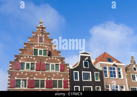 monumental houses in amsterdam, netherlands Stock Photo