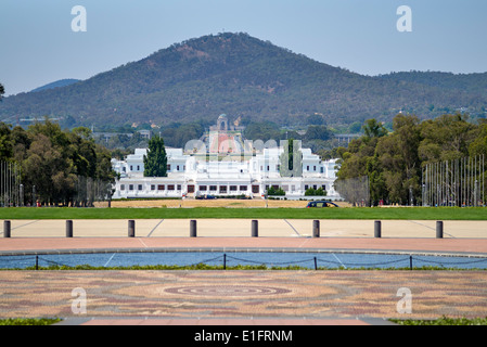 The Federal Parliamant Building in Canberra, Australia Stock Photo
