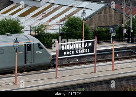 Moor Street railway station, Birmingham, UK Stock Photo