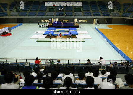 Chiba Port Arena, Chiba, Japan. 3rd June, 2014. General View of Chiba Port Arena, June 3, 2014 - Trampoline : The 3rd Trampoline Asian Championships at Chiba Port Arena, Chiba, Japan. © AFLO SPORT/Alamy Live News Stock Photo