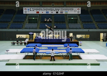 Chiba Port Arena, Chiba, Japan. 3rd June, 2014. General View of Chiba Port Arena, June 3, 2014 - Trampoline : The 3rd Trampoline Asian Championships at Chiba Port Arena, Chiba, Japan. © AFLO SPORT/Alamy Live News Stock Photo