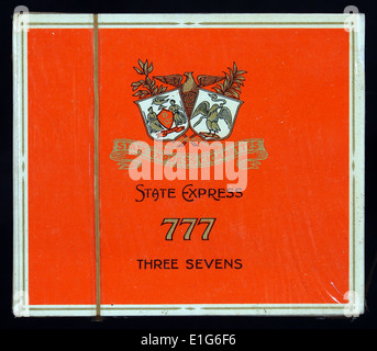 triple 7 cigarettes State express 777 three sevens cigarettes pack hi-res stock photography and  images