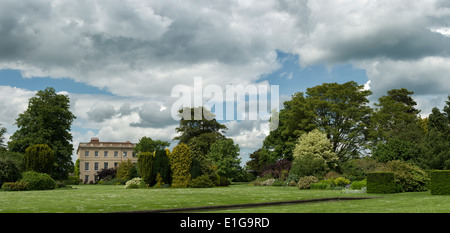 Waterperry house and gardens, Wheatley, Oxfordshire. England. Panoramic Stock Photo