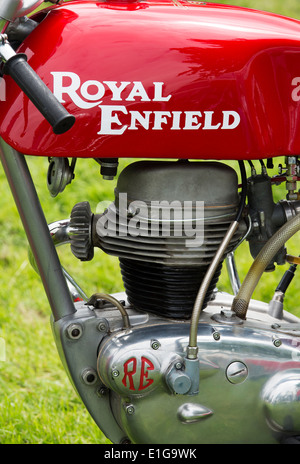 Royal Enfield. Classic british motorcycle Stock Photo