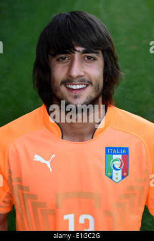 Florence, Italy. 3rd June, 2014. Mattia Perin (ITA) Football/Soccer : Italy team official photo session for the FIFA World Cup Brazil 2014 at Coverciano in Florence, Italy . © Maurizio Borsari/AFLO/Alamy Live News Stock Photo