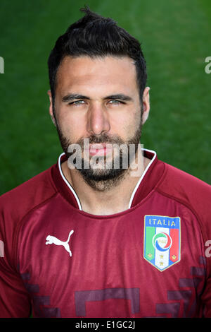 Florence, Italy. 3rd June, 2014. Salvatore Sirigu (ITA) Football/Soccer : Italy team official photo session for the FIFA World Cup Brazil 2014 at Coverciano in Florence, Italy . © Maurizio Borsari/AFLO/Alamy Live News Stock Photo