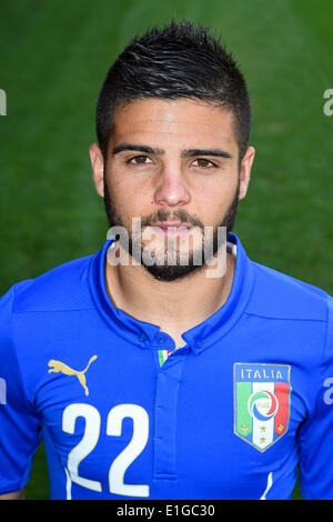 Florence, Italy. 3rd June, 2014. Lorenzo Insigne (ITA) Football/Soccer : Italy team official photo session for the FIFA World Cup Brazil 2014 at Coverciano in Florence, Italy . © Maurizio Borsari/AFLO/Alamy Live News Stock Photo