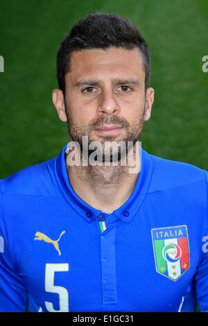 Florence, Italy. 3rd June, 2014. Thiago Motta (ITA) Football/Soccer : Italy team official photo session for the FIFA World Cup Brazil 2014 at Coverciano in Florence, Italy . © Maurizio Borsari/AFLO/Alamy Live News Stock Photo