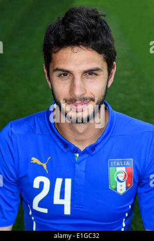 Florence, Italy. 3rd June, 2014. Andrea Ranocchia (ITA) Football/Soccer : Italy team official photo session for the FIFA World Cup Brazil 2014 at Coverciano in Florence, Italy . © Maurizio Borsari/AFLO/Alamy Live News Stock Photo