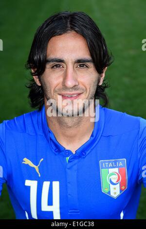 Florence, Italy. 3rd June, 2014. Alberto Aquilani (ITA) Football/Soccer : Italy team official photo session for the FIFA World Cup Brazil 2014 at Coverciano in Florence, Italy . © Maurizio Borsari/AFLO/Alamy Live News Stock Photo