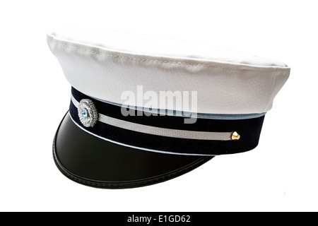 Swedish graduation cap isolated on white Stock Photo
