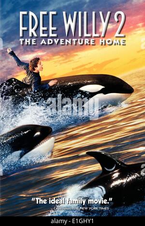 Free Willy 2:The Adventure Home a 1995 family film Stock Photo