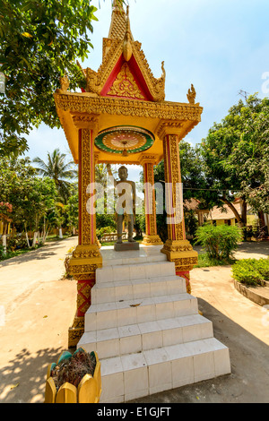 Shrine at the border checkpoint of Vietnam and Cambodia Stock Photo