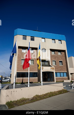 PDI Policia de Investigaciones de Chile offices Punta Arenas Chile Stock Photo