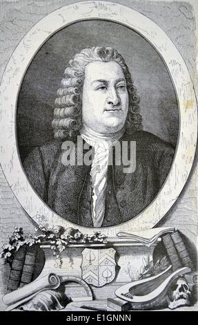 Albrecht Von Haller, Swiss Anatomist Stock Photo - Alamy