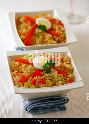 Quinoa salad. Recipe available. Stock Photo