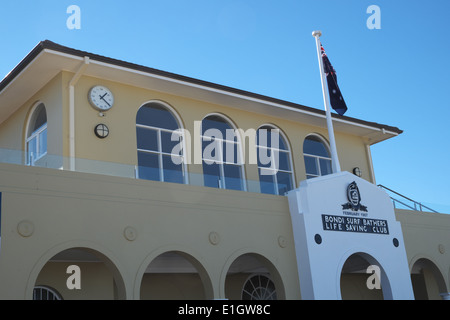 Bondi beach surf bathers life saving club,Sydney, NSW, Australia the worlds oldest surf life saving club Stock Photo