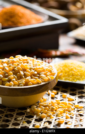 Corn kernels Stock Photo