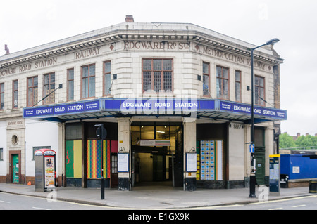 Edgware Road tube station Westminster London Stock Photo Alamy