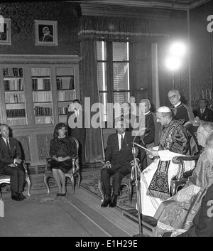 Paolo VI and John Kennedy - 2 July 1963 Stock Photo