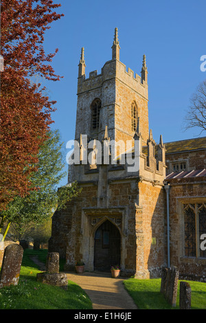 St Peter Ad Vincula parish church South Newington Oxfordshire England UK Stock Photo