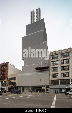 The New Museum of Contemporary Art, 235 Bowery, Manhattan, New York City, USA Stock Photo