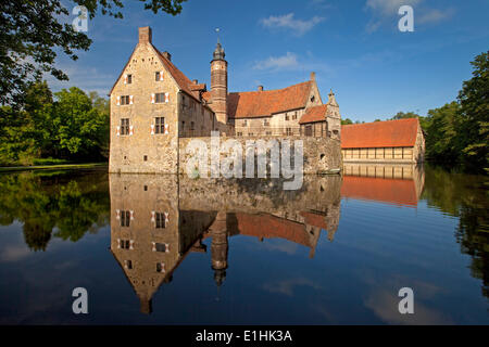 Vischering Castle, Lüdinghausen, Westmünsterland, Münster region, North Rhine-Westphalia, Germany Stock Photo