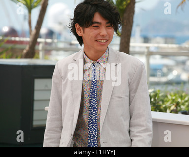 Actor Nijiro Murakami at the photo call for the film Still The Water (Futatsume No Mado), at the 67th Cannes Film Festival, Tues Stock Photo