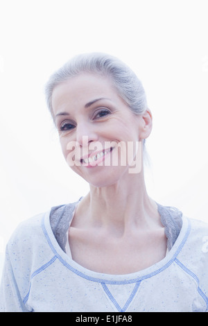 Portrait of happy mature woman Stock Photo