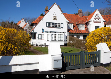 De Haan belgium, beach, resort Stock Photo