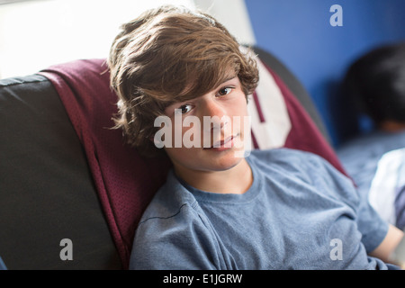 Portrait of teenage boy Stock Photo