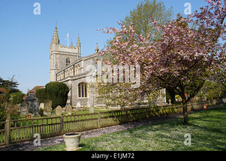 St Mary’s  - at crossroads of Old Beaconsfield   Parish church, typical Victorian architecture www.stmarysbeaconsfield.org.uk Stock Photo