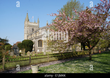 St Mary’s  - at crossroads of Old Beaconsfield   Parish church, typical Victorian architecture www.stmarysbeaconsfield.org.uk Stock Photo