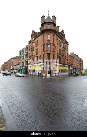 Parkhead Cross Glasgow, East End. Gallowgate on the left and Duke Street on the right, Scotland, UK Stock Photo